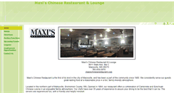 Desktop Screenshot of maxischineserestaurant.com